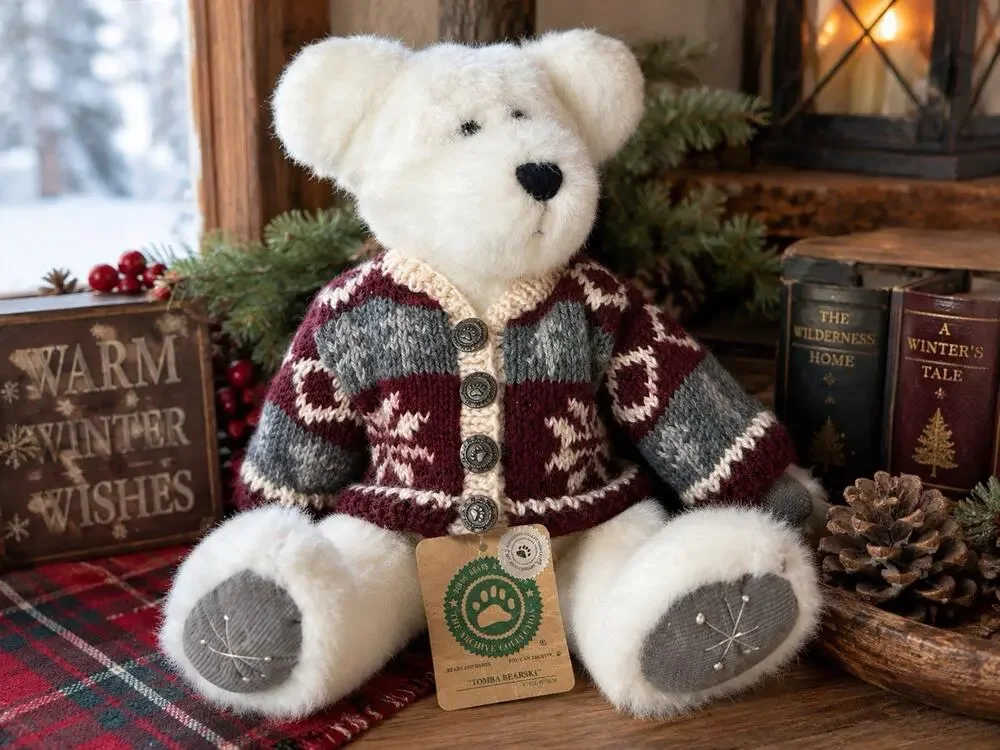 Boyds Bears Tomba Bearski Plush Bear 1999 Archive Collection 20th Anniversary